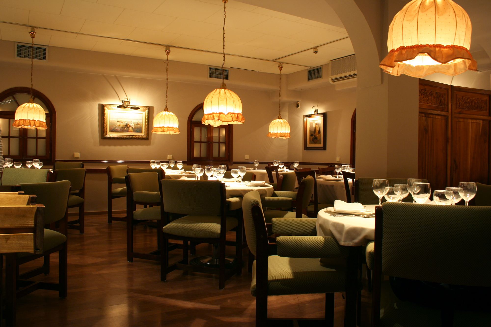 Salón interior del restaurante Samm